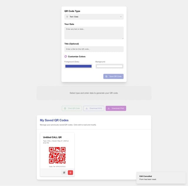 QR Code Generator